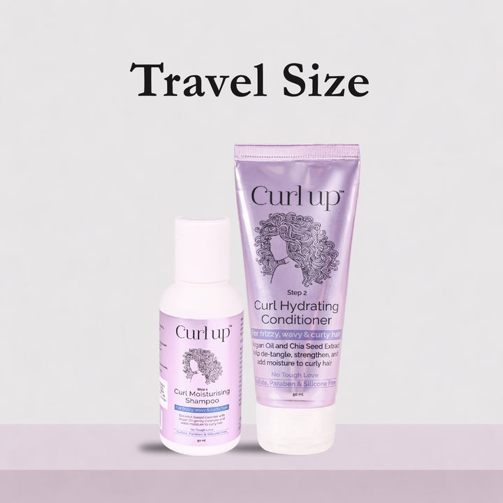 Curl up Hair Wash Combo with Curly Hair Shampoo & Conditioner